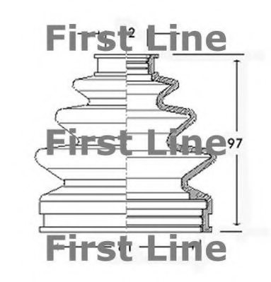 FIRST LINE FCB2341 Bellow, driveshaft